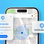 Mappa con geolocalizzazione attiva