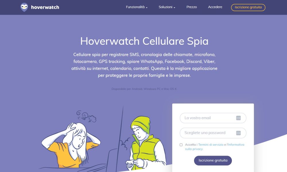 hoverwatch home page