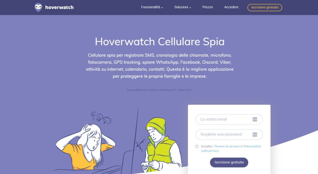 hoverwatch home page