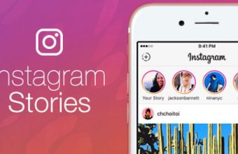 Interfaccia di Instagram con storie