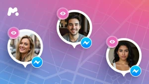 posizione persona facebook messenge