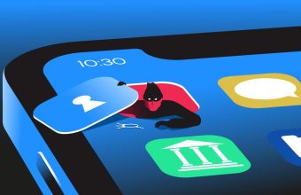 Hacker che ruba informazioni da smartphone