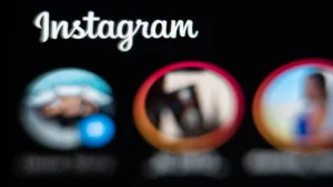 Icone di Instagram sfocate e colorate