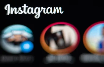 Icone di Instagram sfocate e colorate